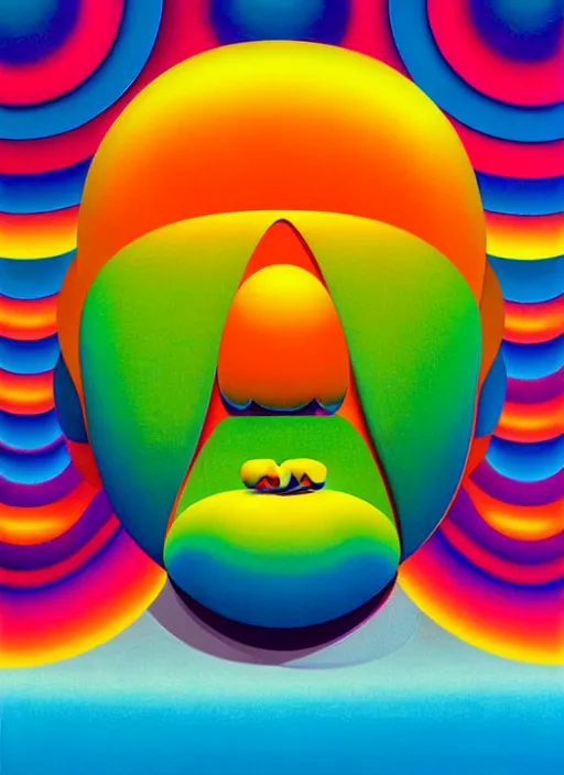 Prompt: weird abstract sulpture by shusei nagaoka, kaws, david rudnick, airbrush on canvas, pastell colours, cell shaded, 8 k