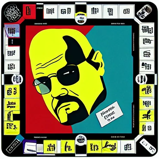 Prompt: breaking bad the board game