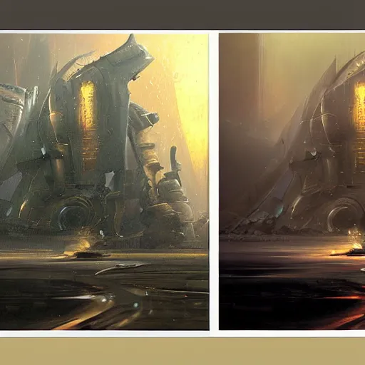 Prompt: a painting in the style of ludolf bakhuysen and in the style of stephan martiniere.