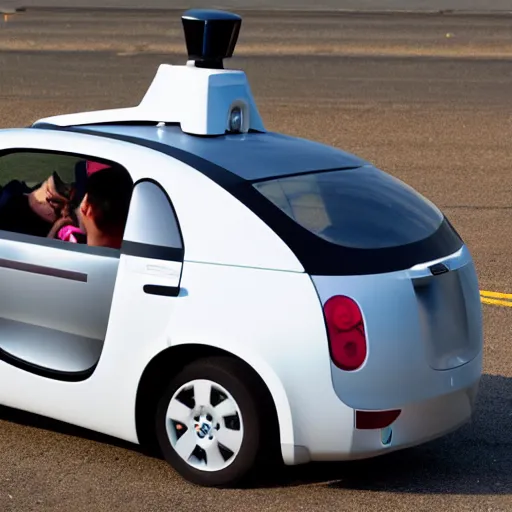 Image similar to The subjective experience of an self-driving car, in the moment before impact