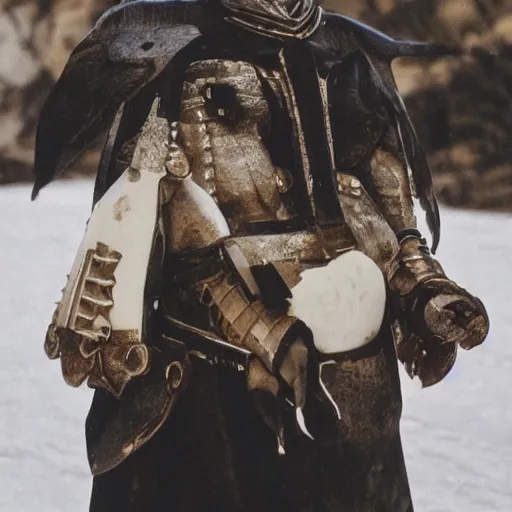 Prompt: a penguin dressed in medieval armor, photo, detailed, 8k post processing, high quality, shot on 16mm film