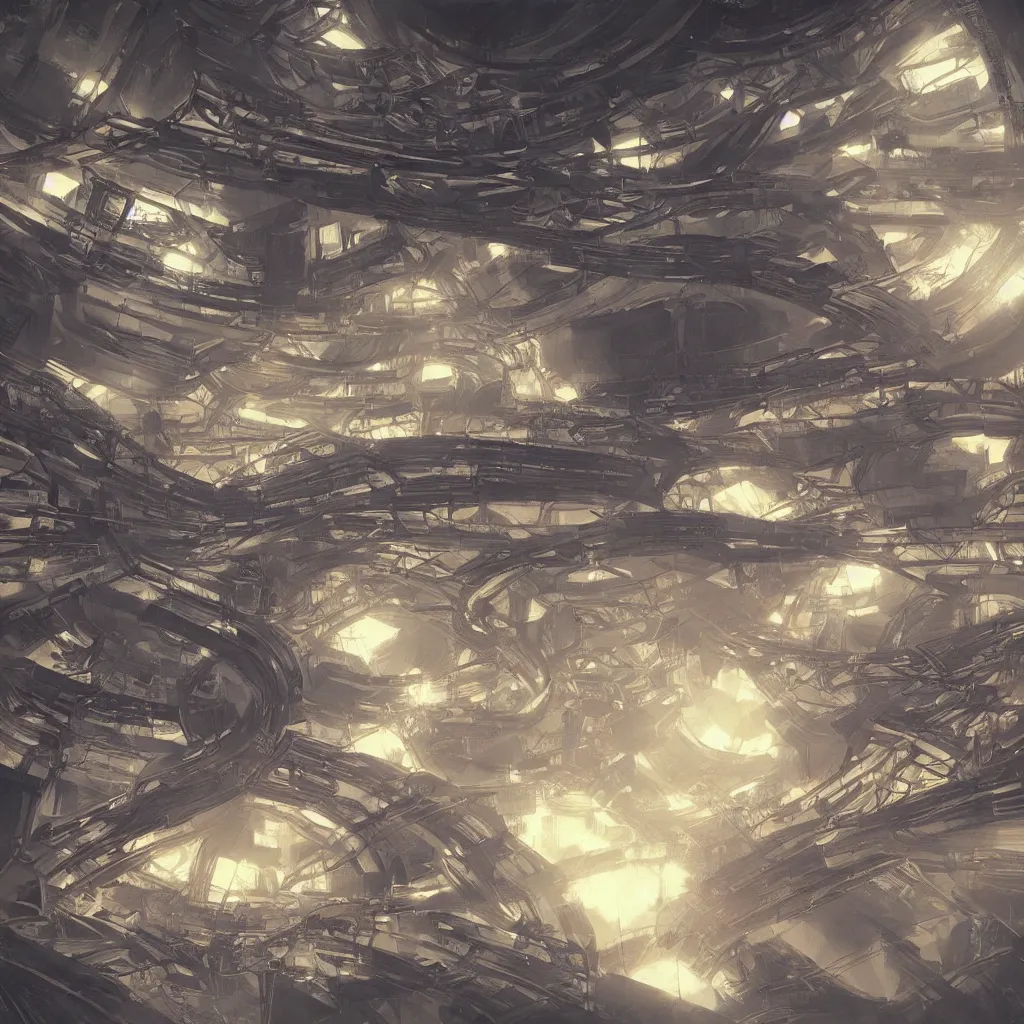 Image similar to an epic technological Japanese dojo megastructure, digital art, artstation, 8K HD, hyper realistic, dramatic lighting, painting by singer sargent