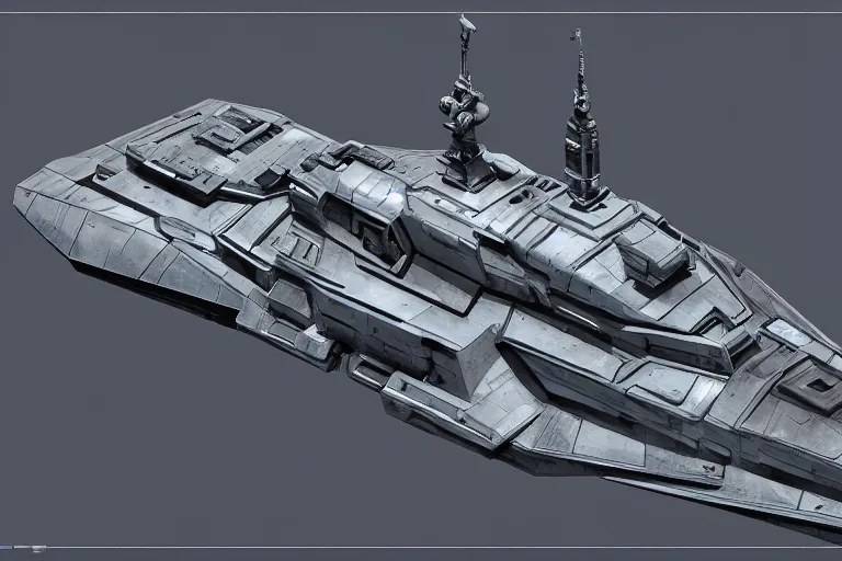 Image similar to concept art of a futuristic military battleship, in gunmetal grey, extremely symmetrical, blueprint schematics, top down view, bottom view, side view, mecha inspired, macross, battlestar galactica, robotic, highly detailed, artstation, pinterest, super realistic, hard surface model, autodesk maya, octane render