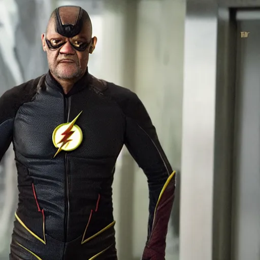 Prompt: Laurence fishburne as the flash