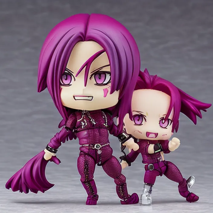 Image similar to diavolo, an anime nendoroid of diavolo, jojos bizarre adventure, figurine, detailed product photo