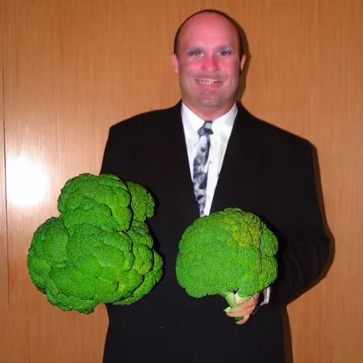 Image similar to Gooby winning the 2091 Broccoli Awards