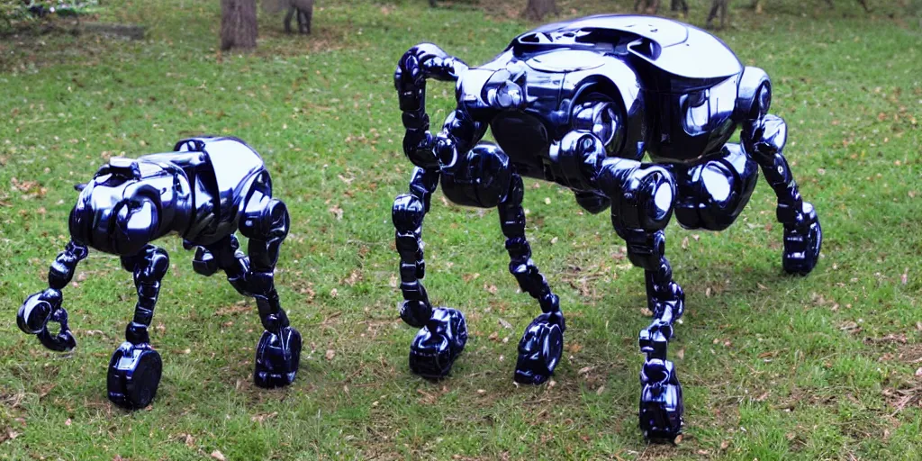 Image similar to photo of cybermorphic robotic animal