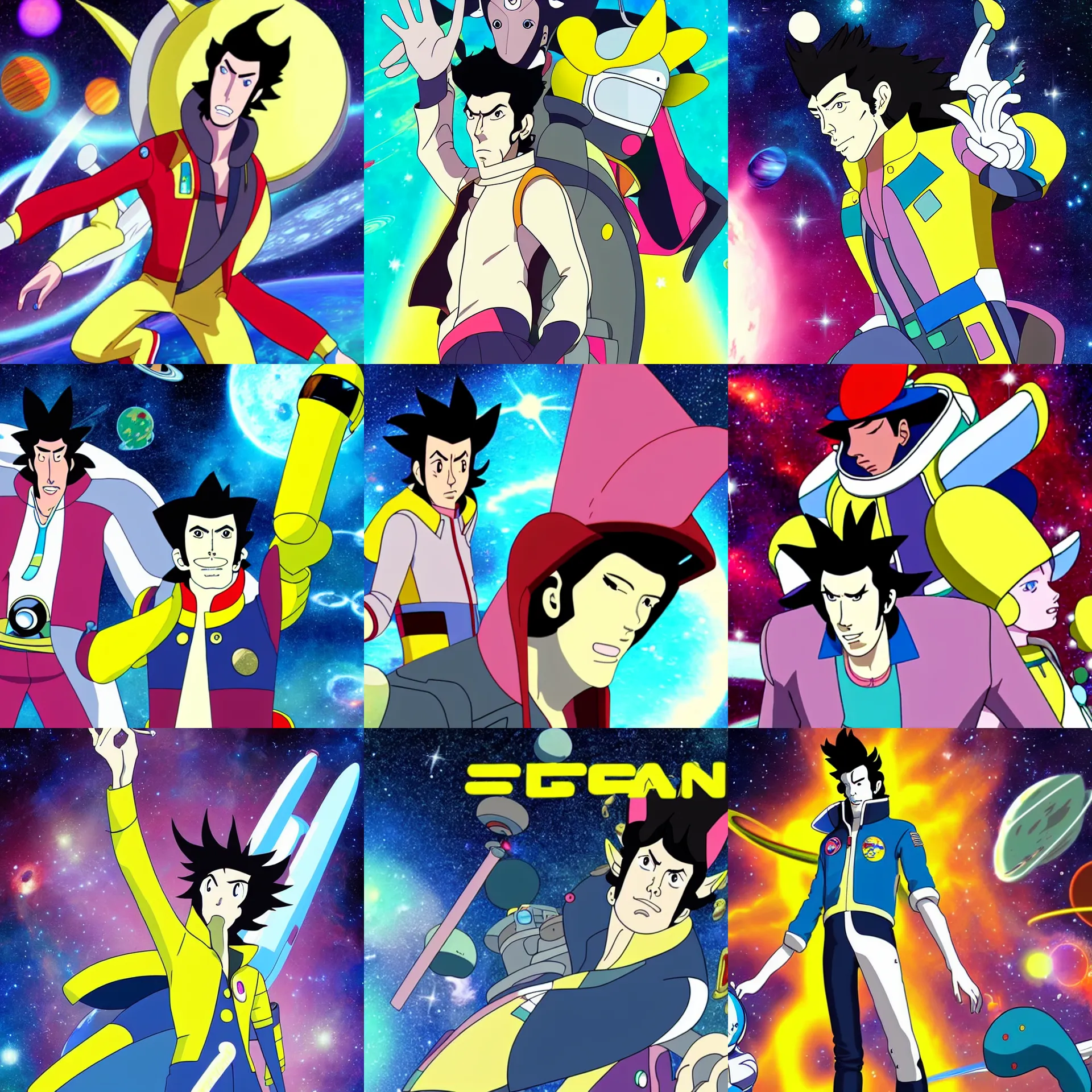 Prompt: space dandy