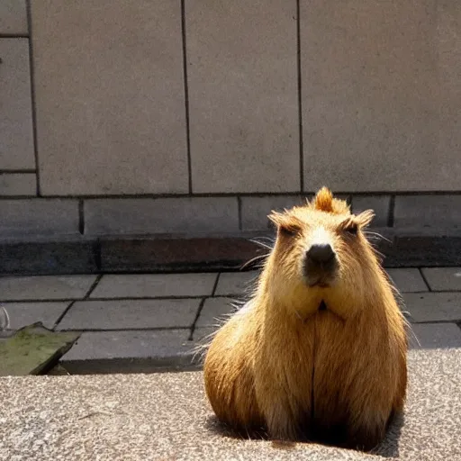 Prompt: Statue of Liberty capybara