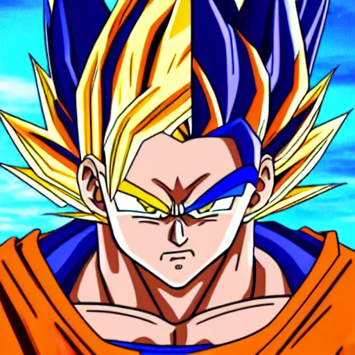 Image similar to super saiyan god goku vs ultra ego vegeta