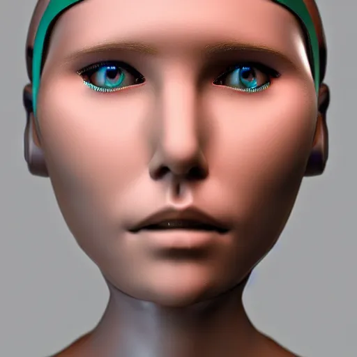 Image similar to A female humanoid robot, lof of details, 4k