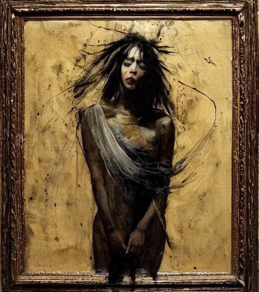 Image similar to nicola samori painting of an anime woman