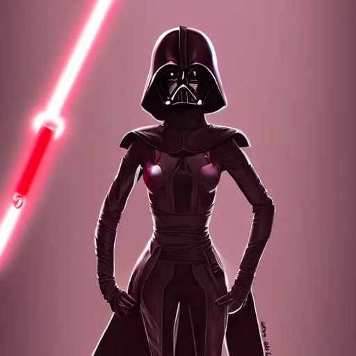 Image similar to Ariana Grande as an evil sith lord. Star Wars, artstation