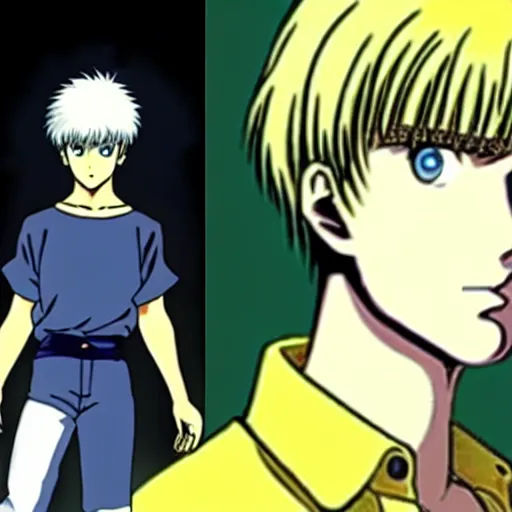 Image similar to ryan gosling in 1 9 9 7 berserk anime