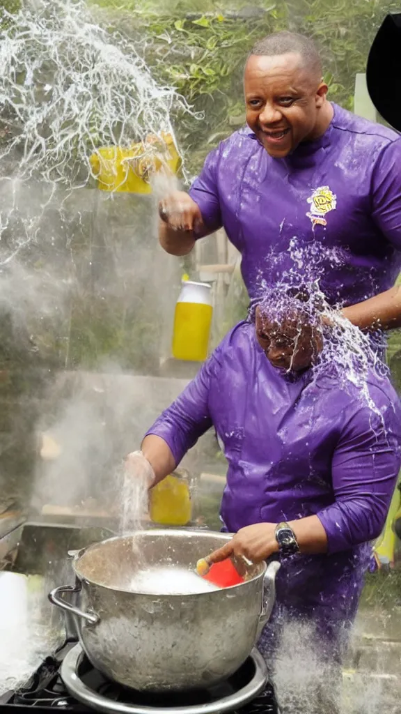 Image similar to dave benson phillips cooking up a cauldron of gunge