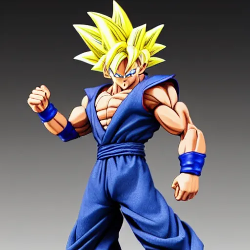 Prompt: a dragon ball goku miniatures Photorealistic HD 8k highlights and shadow detailed High Resolution