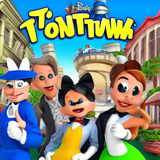 Prompt: Toontown