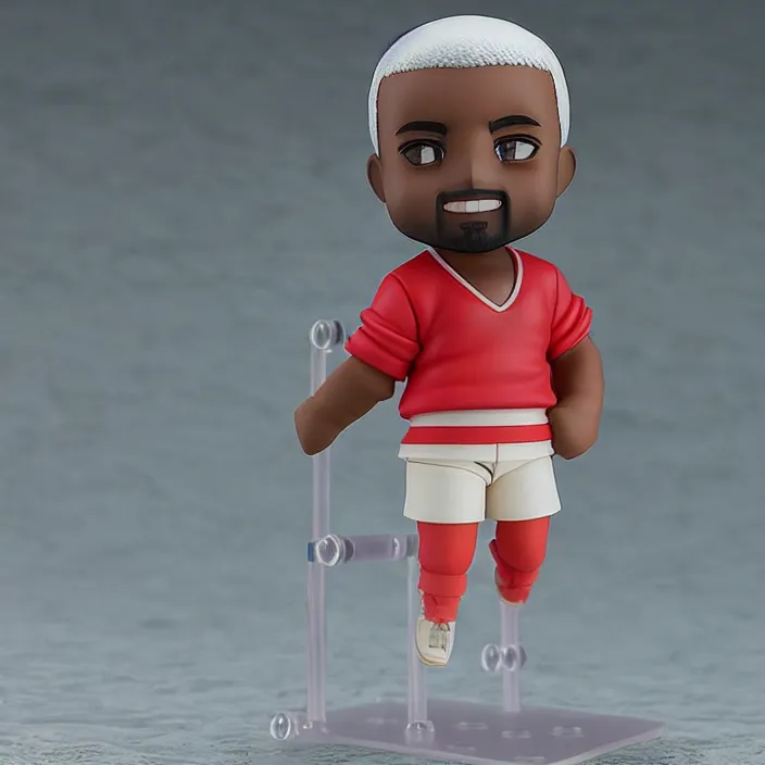 Image similar to An anime Nendoroid of Kanye, figurine, detailed product photo