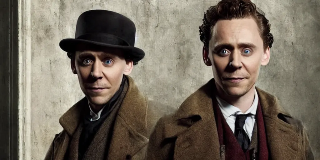 Image similar to Tom Hiddleston as Sherlock Holmes