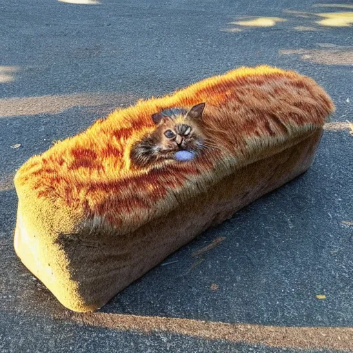 Image similar to cat loaf