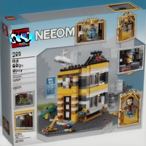 Prompt: lego set of neom