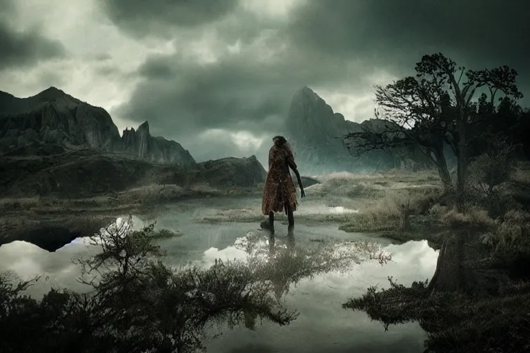 Prompt: 50mm exploring a fantasy world, by Emmanuel Lubezki