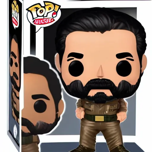 Image similar to saddam hussein funko pop,, high quality, high resolution