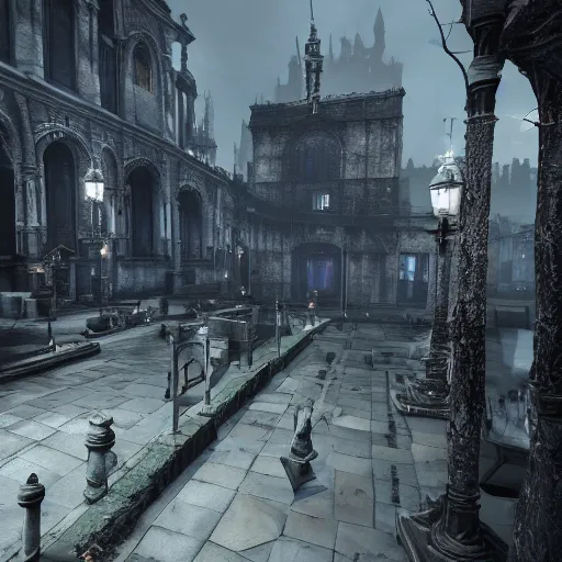 Image similar to grimdark gothic city, unreal engine, 8 k, ultra realistic, ultra detail