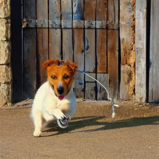 Prompt: a portugese podengo dog playing the blues guitar