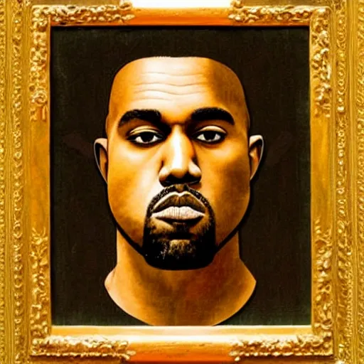 Prompt: A portrait of Kanye West by Leonardo Da Vinci