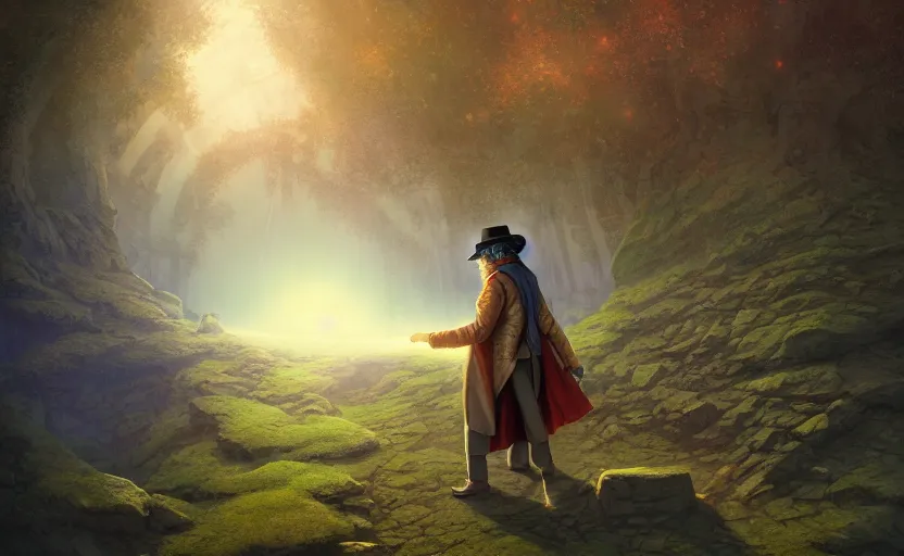 Image similar to the fourth doctor in the time vortex, beautiful, no blur, 4 k resolution, ultra detailed, marc simonetti, tyler edlin, deviantart, ivan shishkin