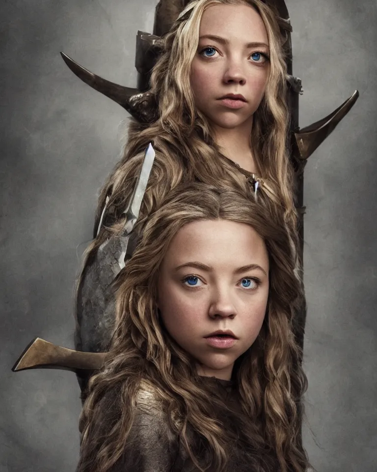 Image similar to portrait of sydney sweeney as an elf warrior,