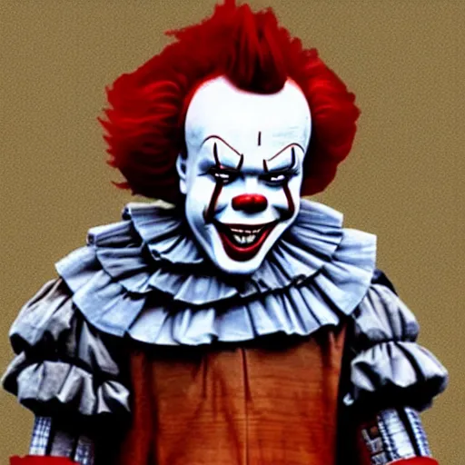 Image similar to Pennywise as a samurai