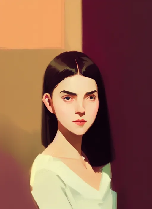 Image similar to a portrait of a pretty young lady by atey ghailan