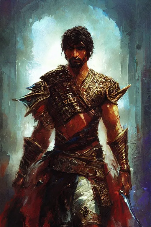 Image similar to prince of persia warrior within portrait by craig mullins