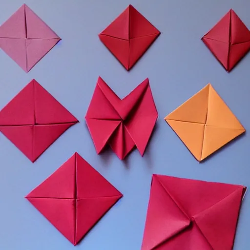 Prompt: innovative origami