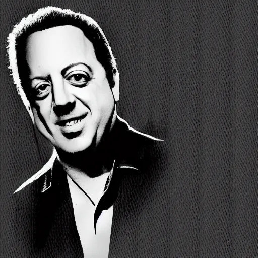 Prompt: 1 9 7 0's billy joel portrait digital art