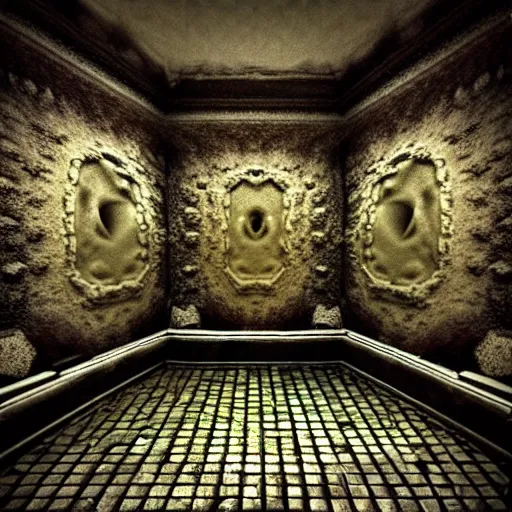 Image similar to hyperrealism photography computer simulation visualisation of parallel dark universe detailed old bath in the detailed ukrainian village garden in dramatic scene from movie the big lebowski ( 1 9 9 8 ) by taras shevchenko and alejandro jodorowsky and andrei tarkovsky rendered in mandelbulb 4 d fractal