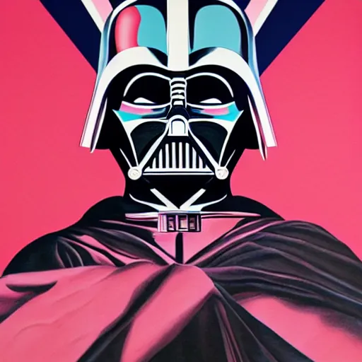 Prompt: Tristan Eaton, darth vader