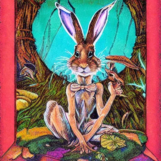 Image similar to March Hare lost in gnosis