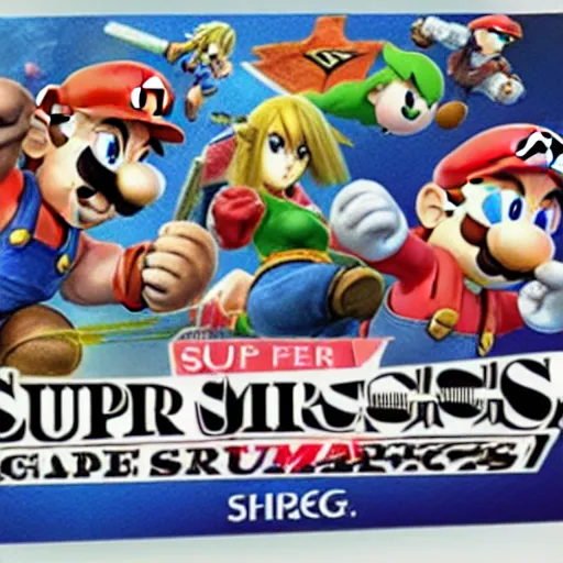 Prompt: super smash bros. tcg