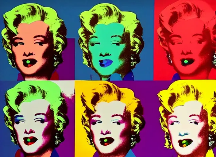 Prompt: designing for delight, by andy warhol