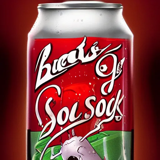 Image similar to bug soda , 8k , disgusting , real