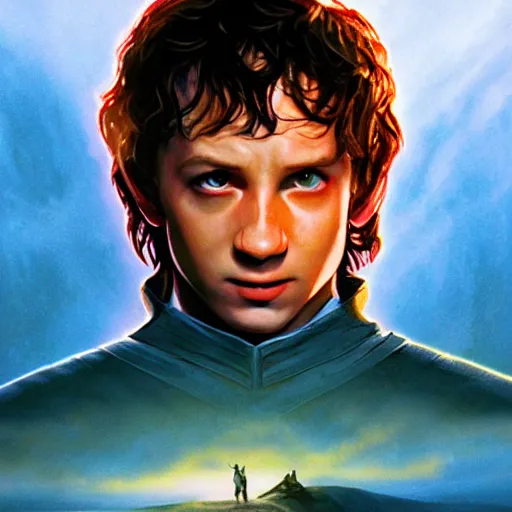 Prompt: Bright, colorful, realistic lord of the rings single individual dramatic backlighting, golden hour, kodachrome, high contrast, highly detailed, sharp focus, digital painting, concept art, illustration, trending on artstation, comic book by Alex Ross cover art