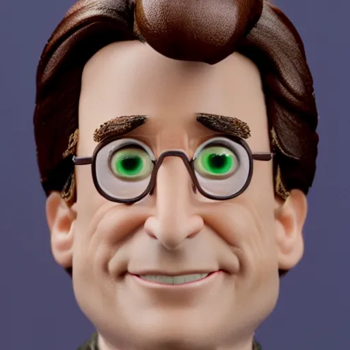 Prompt: product shot of a Bob Saget action figure