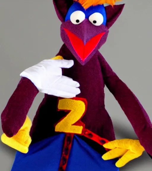 Image similar to count von count puppet