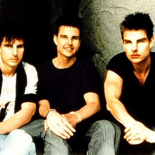 Image similar to tom cruise in depeche mode in 1 9 8 9