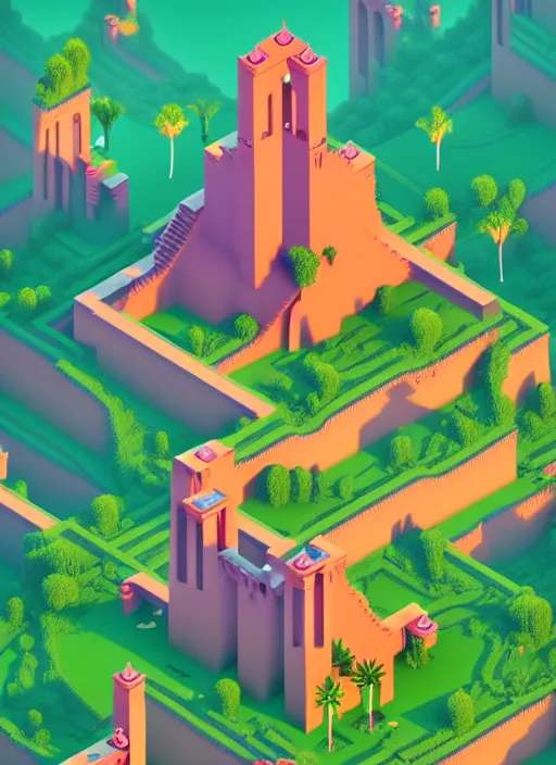 Prompt: a low poly isometric render of a kerala village in the style of monument valley, floral! intricate, elegant, highly detailed, artstation, smooth, sharp focus, illustration, art by artgerm and greg rutkowski, 8 k