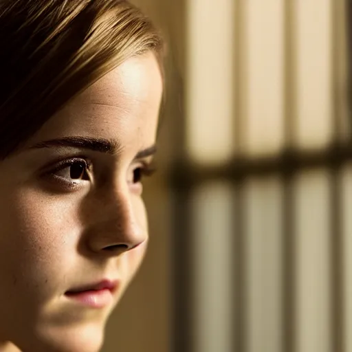 Image similar to emma watson, half japanese, portrait, close up, shallow depth of field, award winning,