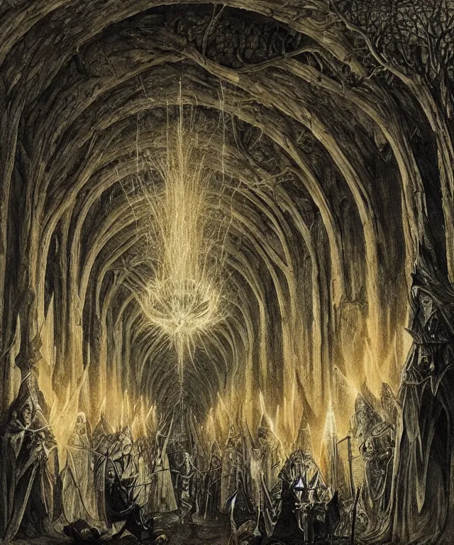 mines of moria, khazad dum, halls of durin, middle